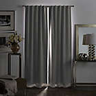 Alternate image 5 for Martha Stewart Park Avenue 95-Inch Backtab Room Darkening Curtain Panels in Blush (Set of 2)