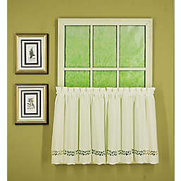 Today's Curtain® Hellina Tapework 2-Pack Kitchen Window Curtain Tiers