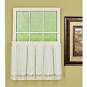 Today&#39;s Curtain Heirloom Battenberg Kitchen Window Curtain Tier Pair