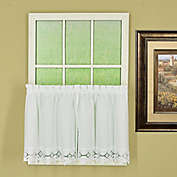 Today&#39;s Curtain Heirloom Battenberg 36-Inch Kitchen Window Curtain Tier Pair in White
