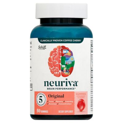 Neuriva&reg; 50-Count Original Brain Support Supplement Gummies in Strawberry