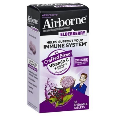 Airborne&reg; 32-Count Chewable Immune Support Tablets in Elderberry