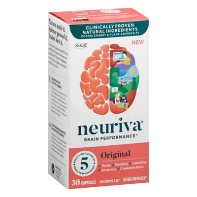 Neuriva&reg; 30-Count Original Brain Performance Brain Support Supplement Capsules