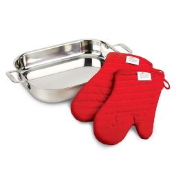 All-Clad Stainless Steel Lasagna Pan Gift Set