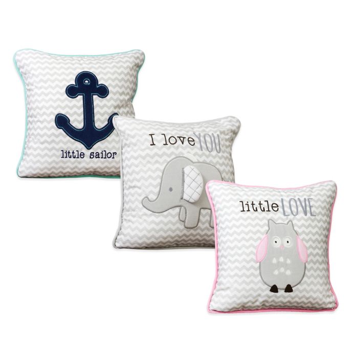 Wendy Bellissimo Mix Match Chevron Throw Pillow Buybuy Baby