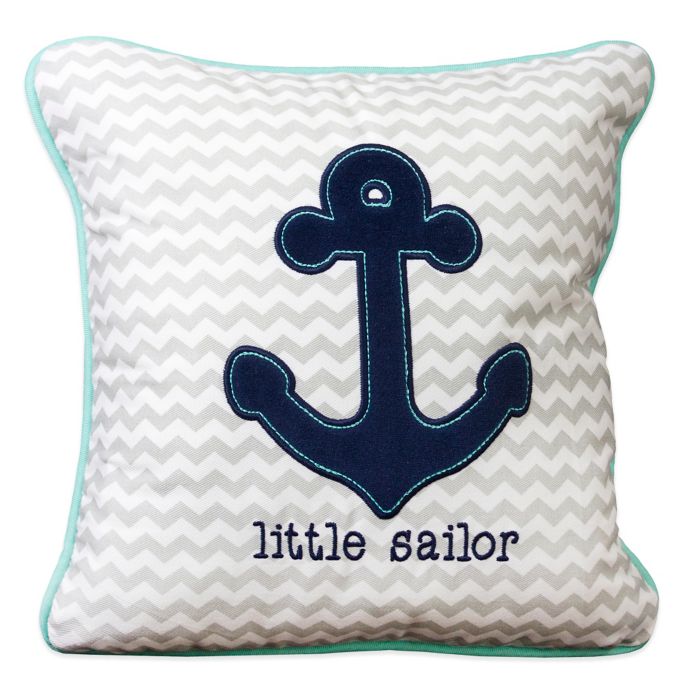 Wendy Bellissimo Mix Match Anchor Chevron Throw Pillow Buybuy