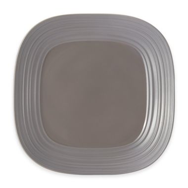 Mikasa&reg; Swirl Square Platter in Mocha. View a larger version of this product image.