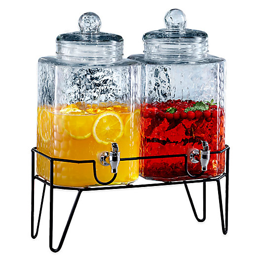Alternate image 1 for Style Setter Hamburg1.5-Gallon  Double Beverage Dispenser Set with Stand