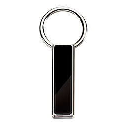 M-Clip® Stainless Steel and Black Enamel Inlay Key Ring