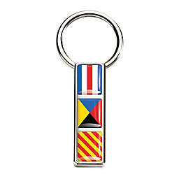 M-Clip® Stainless Steel Mariner Nautical Flag Key Ring