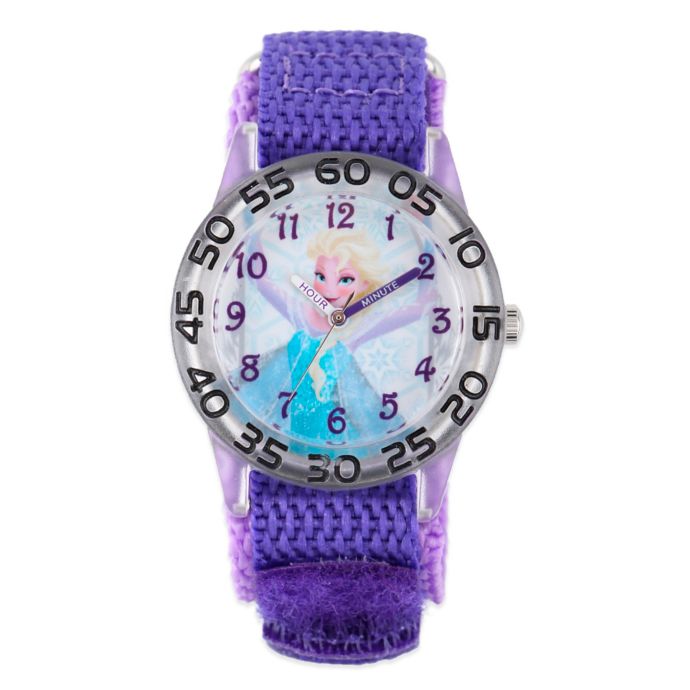 Disney® "Frozen" Elsa Children's 32mm Watch with Purple ...
