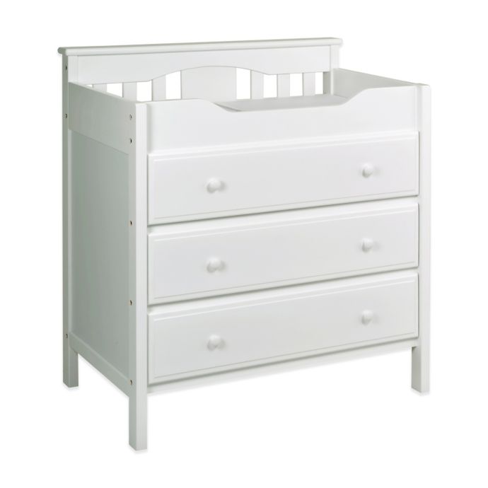 Davinci Jayden 3 Drawer Changer Dresser In White Buybuy Baby