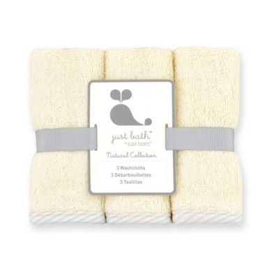 just bath by just born washcloths