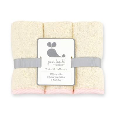 just bath by just born washcloths