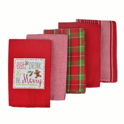 winter themed kitchen towels