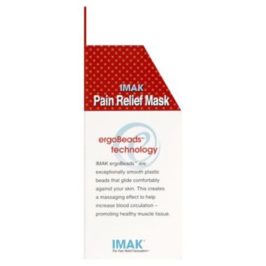 IMAK&reg; Pain Relief Mask with Massaging ErgoBeads. View a larger version of this product image.