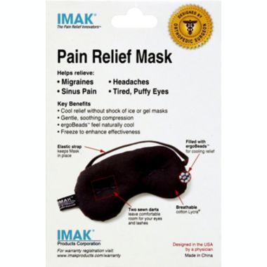 IMAK&reg; Pain Relief Mask with Massaging ErgoBeads. View a larger version of this product image.