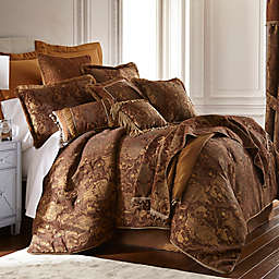 Sherry Kline China Art Queen Comforter Set in Brown