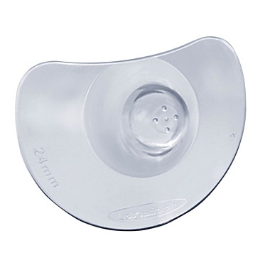 Lansinoh&reg; 2-Pack 24mm Silicone Contact Nipple Shields. View a larger version of this product image.