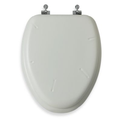 soft white toilet seat