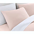 Alternate image 2 for Morgan Home Recycled T-Shirt Jersey 2-Piece Twin Duvet Cover Set in Pink