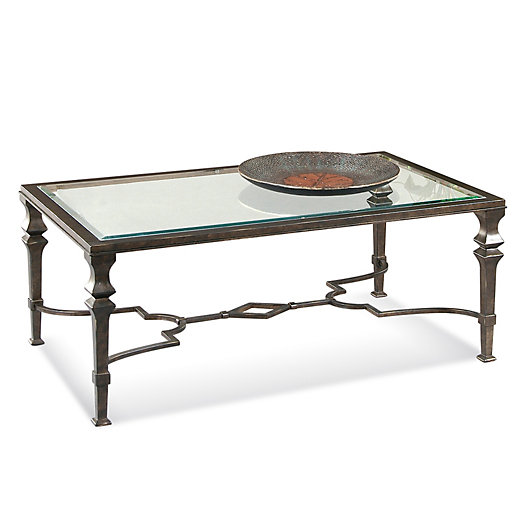 Alternate image 1 for Bassett Mirror Company Lido Rectangle Cocktail Table in Bronze