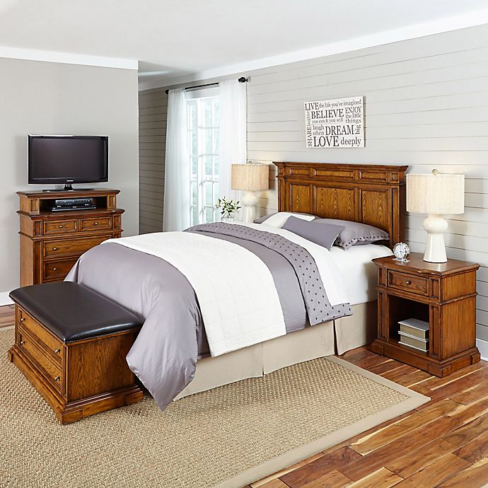 home styles americana 5-piece headboard and bedroom