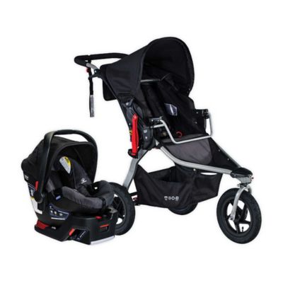 black and white travel system