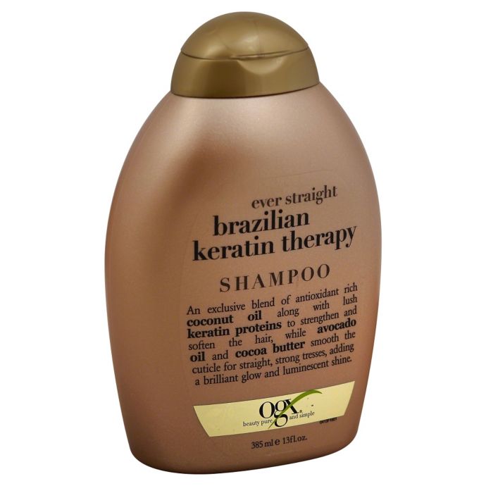 Ogx 13 Fl Oz Ever Straight Brazilian Keratin Therapy Shampoo
