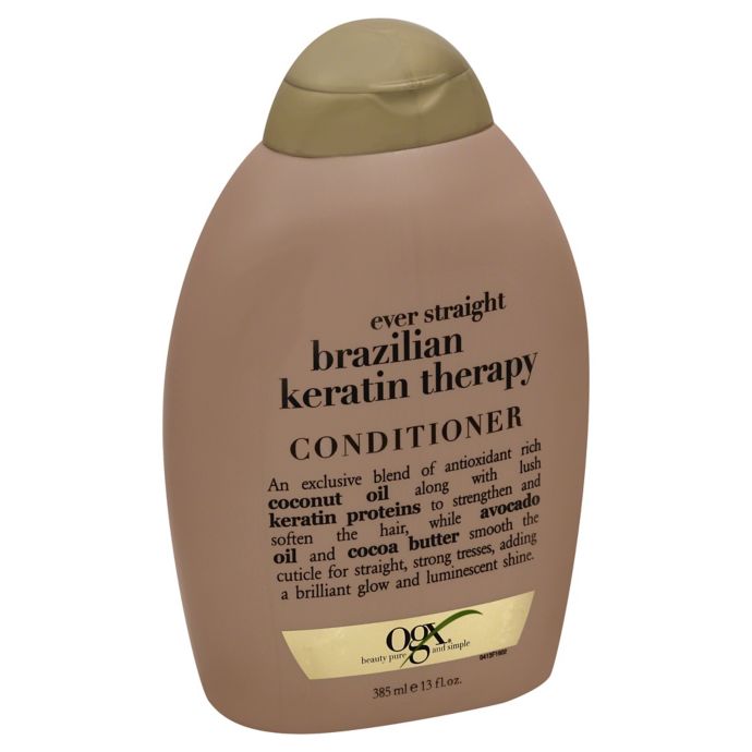 Ogx 13 Fl Oz Ever Straight Brazilian Keratin Therapy