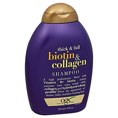 OGX&reg; 13 fl. oz. Thick & Full Biotin & Collagen Shampoo. View a larger version of this product image.