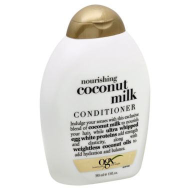 OGX&reg; 13 fl. oz. Nourishing Coconut Milk Conditioner. View a larger version of this product image.