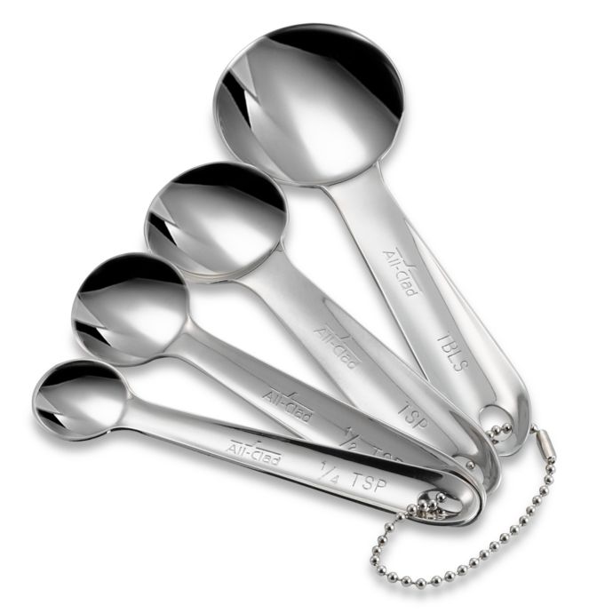 All-Clad 4-Piece Measuring Spoon Set Stainless Steel