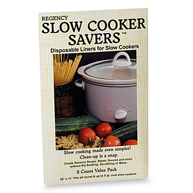 Regency Wraps&trade; 8-Pack Slow Cooker Liners. View a larger version of this product image.