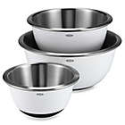 Alternate image 1 for OXO 3-Piece Stainless Steel Mixing Bowl Set in Silver