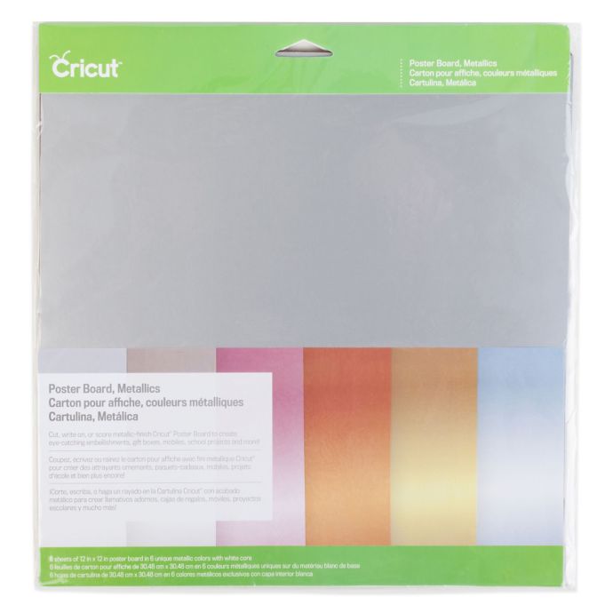 Cricut® Metallic Poster Board Sheets (Set of 6) | Bed Bath & Beyond