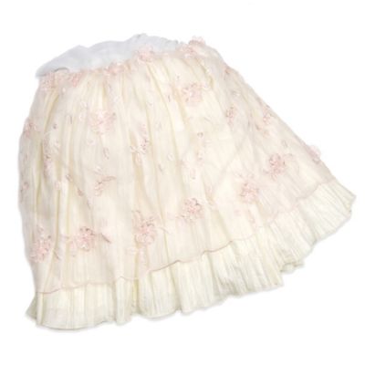 Glenna Jean Ava Bed Skirt in Cream | buybuy BABY