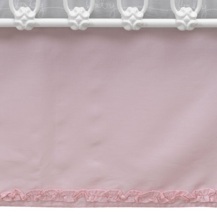 Lambs & Ivy® Mix & Match Bunny Crib Skirt in Pink buybuy BABY