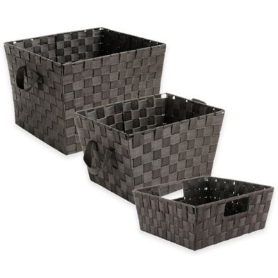 12 inch square storage baskets