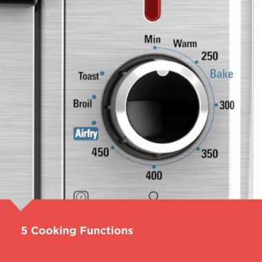 Black &amp; Decker&trade; Crisp N&#39; Bake Air Fry Toaster Oven. View a larger version of this product image.