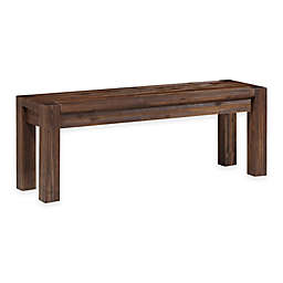 Meadow Wood Bench in Brown
