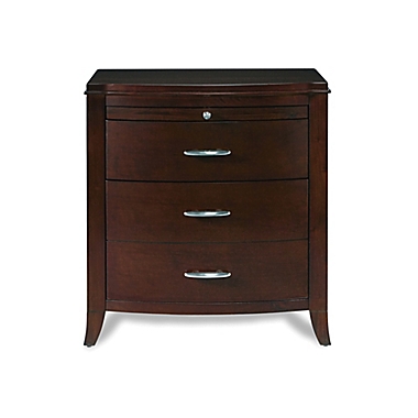 Modus Furniture Brighton 2-Drawer Nightstand in Cinnamon. View a larger version of this product image.