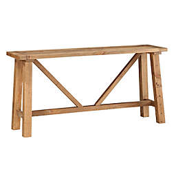 Modus Furniture Harby Console Table in Rustic Brown