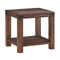Modus Meadow Acacia Side Table in Brick Brown