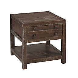 Modus Townsend Distressed Wood Side Table in Java