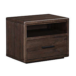 Modus Furniture McKinney 1-Drawer Nightstand in Espresso Pine