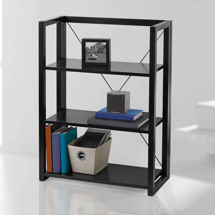 Wooden Folding and Stacking Bookcase Bed Bath and Beyond Canada
