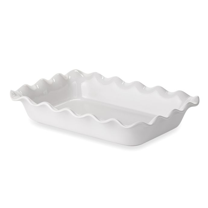 Emile Henry Ruffled 10Inch x 14Inch Rectangular Baking Pan Bed Bath