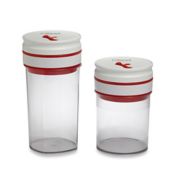 Auto-Vacuum 2-Piece Food Canister Set