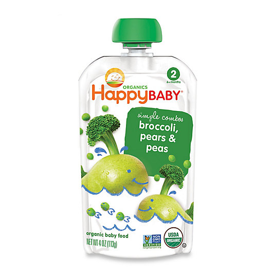 Alternate image 1 for Happy Baby™ Stage 2 Starting Solids in Peas, Broccoli, and Pears